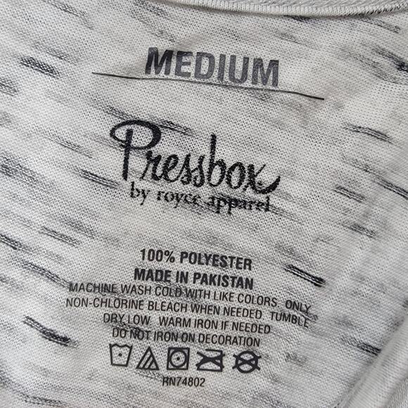 Texas Tech Tank Medium Split Back Layer Heather Gray College Football New NWOT - Picture 6 of 8